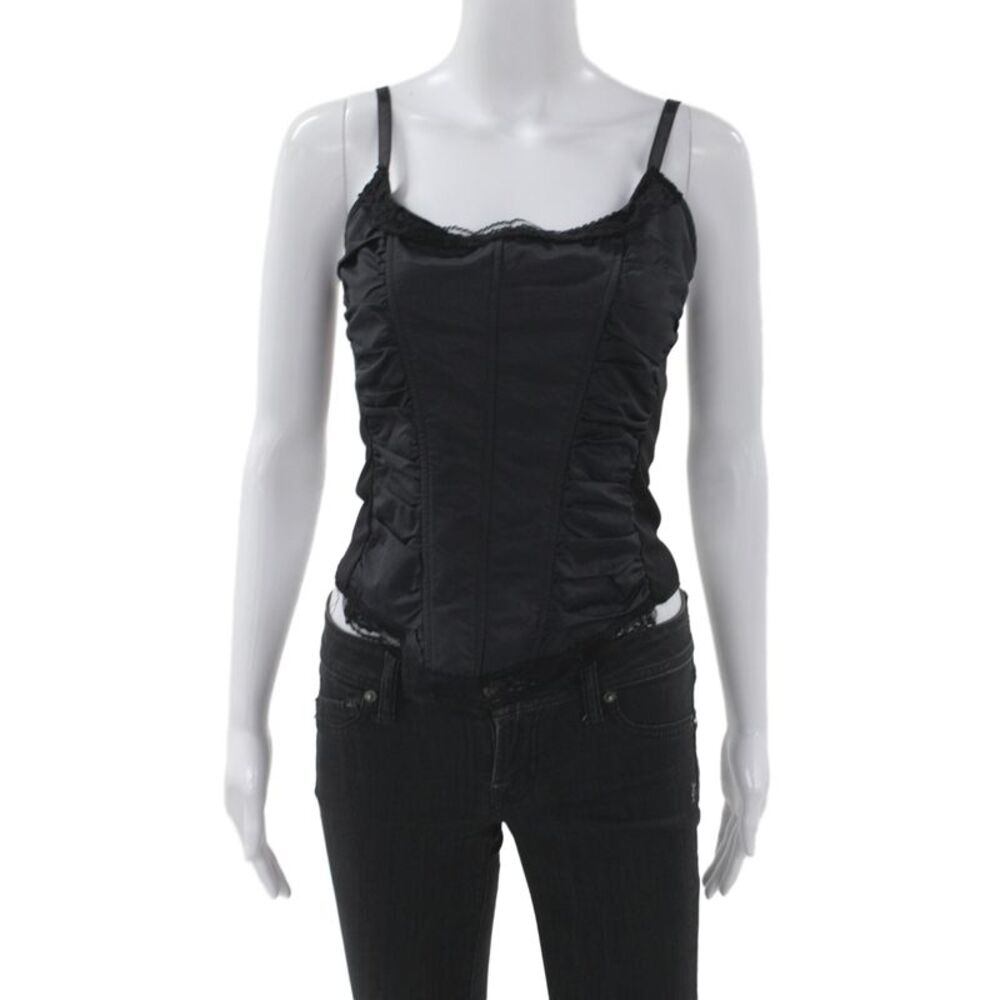 Alexandre Vauthier Women Black Camisole Designer Size 6